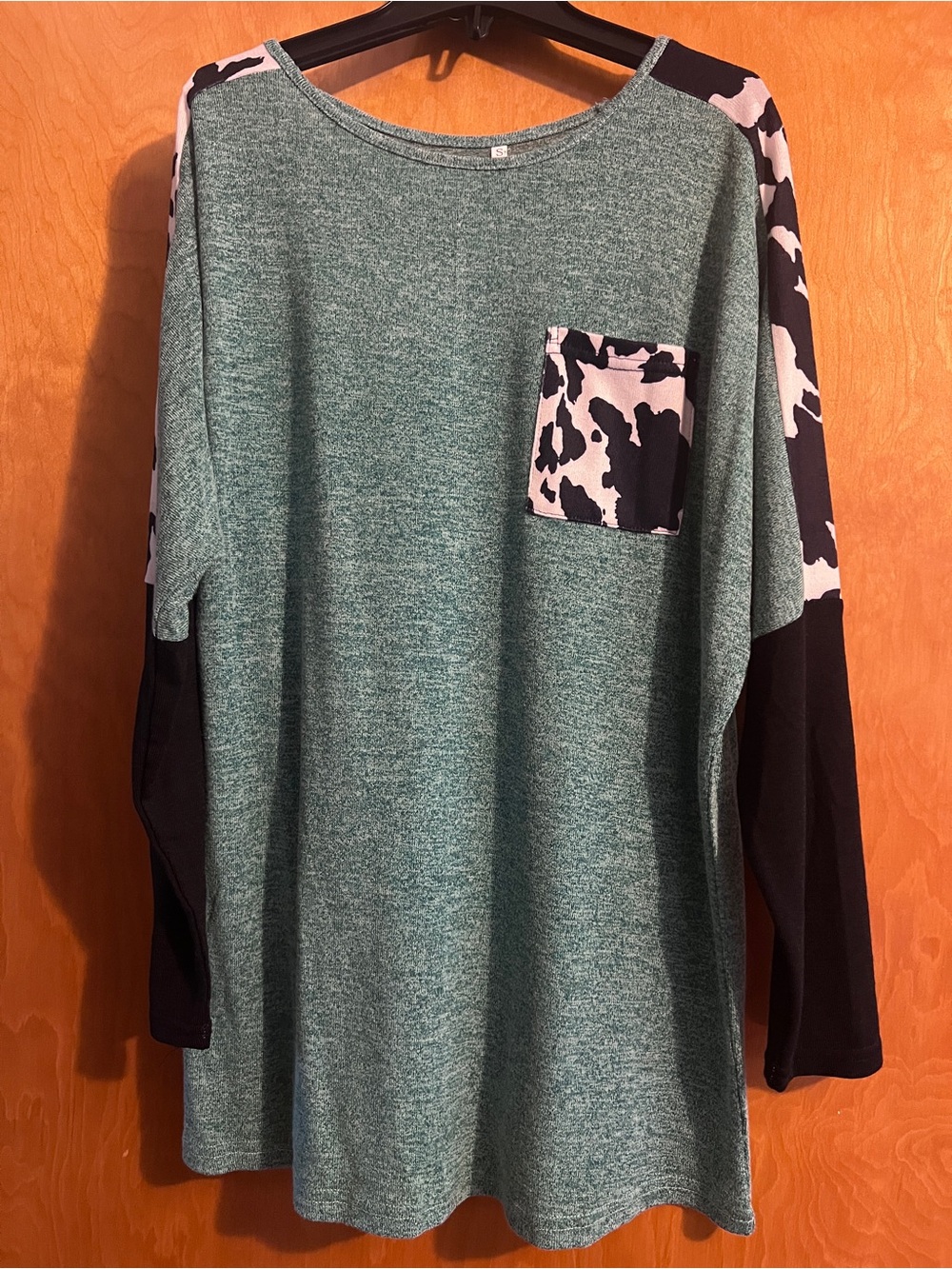 Women’s Oversized Small Knit Green Sweater NWT